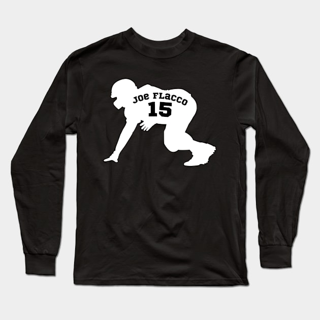 Joe Flacco Long Sleeve T-Shirt by NomiCrafts